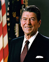 Ronald Reagan, 1981 or 1983 (Unknown, official Portrait)