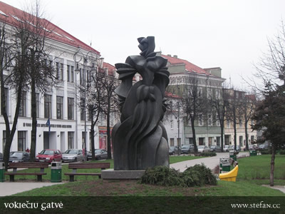Statue in der Vokieciu gatve
